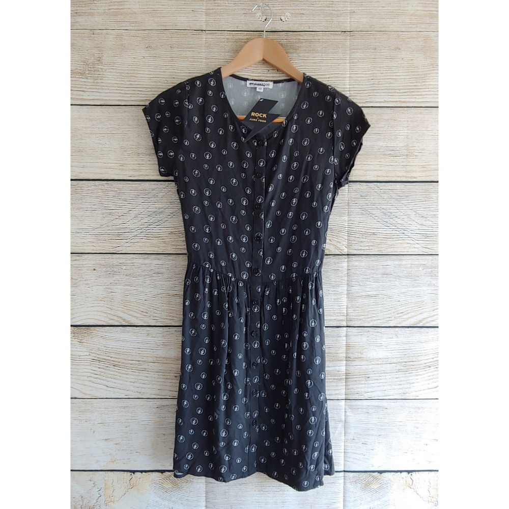 💟5/$25 ROCK JUNK FOOD "Grateful Dead" Dress - Picture 3 of 5